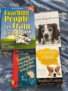 Professional Dog Training Books (pack of 4)